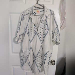 Kealopiko All Aloha Women's 3/4 Sleeve Dress Size XL